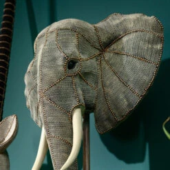 Grote Olifant Decoratie -Zuiver Verkoop kare design elephant head pearls grote olifant decoratie 05