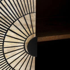 Houten Design Dressoir -Zuiver Verkoop kare design eye of tiger houten design dressoir 04