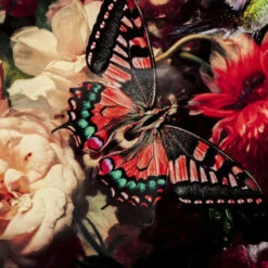 Glas Schilderij Bloemen -Zuiver Verkoop kare design flowery shoulder view glas schilderij bloemen 04