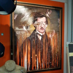 Schilderij Versnipperd 12 Schilderij Versnipperd -Zuiver Verkoop kare design gentleman cuts schilderij versnipperd 01