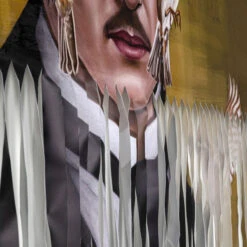 Schilderij Versnipperd 15 Schilderij Versnipperd -Zuiver Verkoop kare design gentlemans cuts schilderij versnipperd 05