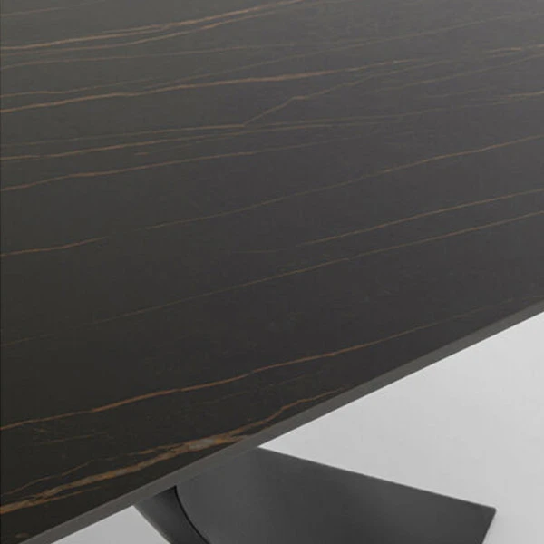 Design Tuintafel Zwart Keramiek - Afbeelding 7