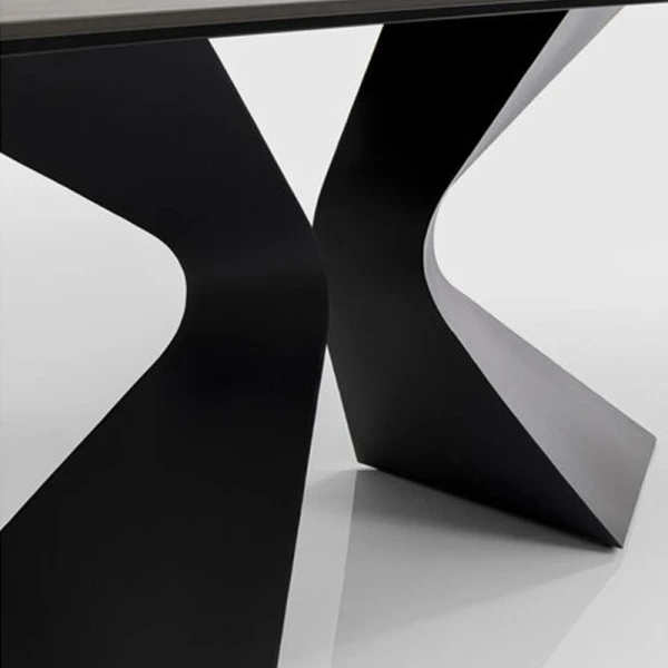 Design Tuintafel Zwart Keramiek - Afbeelding 8