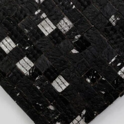 Zwart Tapijt Van Koehuid -Zuiver Verkoop kare design glorious black zwart tapijt van koehuid 04