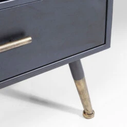 Wandkast Zwart Met Ribbelglas -Zuiver Verkoop kare design gomera wandkast zwart met koper 05