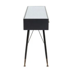 Wandtafel Zwart Met Ribbelglas -Zuiver Verkoop kare design gomera wandtafel zwart met koper 16