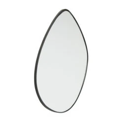 Zwarte Spiegel Organisch 71x71cm -Zuiver Verkoop kare design goteborg zwarte design spiegel 90x93 02