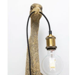 Gouden Reiger Wandlamp -Zuiver Verkoop kare design heron gouden reiger wandlamp 03