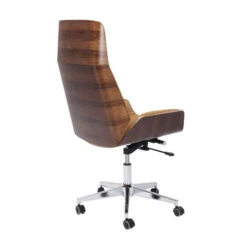 Design Bureaustoel Walnoot -Zuiver Verkoop kare design high bossy design bureaustoel walnoot 04