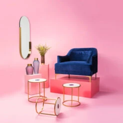 Ovale Spiegel Met Messing Rand -Zuiver Verkoop kare design hipster ovalen spiegel met rand 83806 05