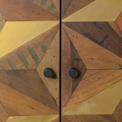 Design Buffetkast Metaal -Zuiver Verkoop kare design illusion gold buffetkast metaal mozaiek 07