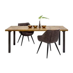 Mozaiek Eettafel Hout -Zuiver Verkoop kare design illusion gold mozaiek eettafel hout 83828 009