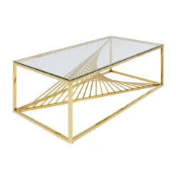 Design Salontafel Met Glas -Zuiver Verkoop kare design laser design salontafel met glas 03