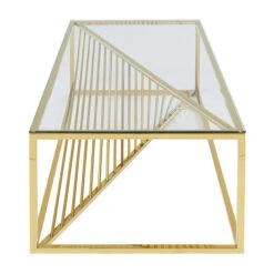 Design Salontafel Met Glas -Zuiver Verkoop kare design laser design salontafel met glas 04