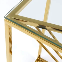 Design Sidetable Met Glas -Zuiver Verkoop kare design laser design sidetable met glas 07