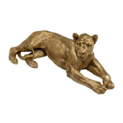Liggende Leeuw Goud -Zuiver Verkoop kare design lion gold liggende leeuw goud 05