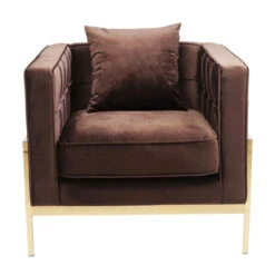 Fluwelen Fauteuil Modern -Zuiver Verkoop kare design loft fluwelen fauteuil modern config 83530 001