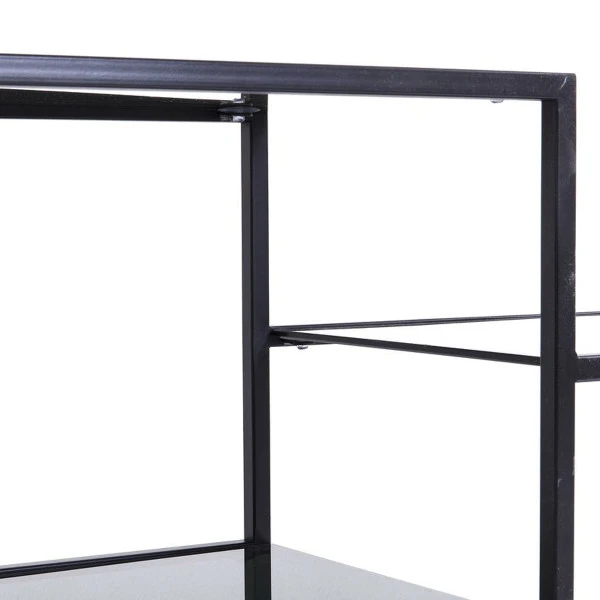 Laag Wandrek Staal Met Glas 4 Laag Wandrek Staal Met Glas - Afbeelding 2