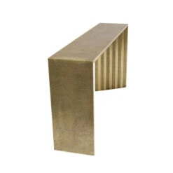 Gouden Sidetable Houtsnijwerk -Zuiver Verkoop kare design malaga gouden sidetable houtsnijwerk 02