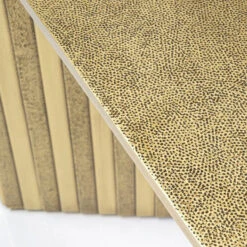 Gouden Sidetable Houtsnijwerk -Zuiver Verkoop kare design malaga gouden sidetable houtsnijwerk 07