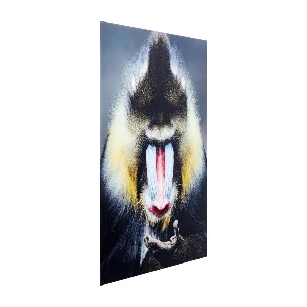 Glas Schilderij Aap 80x120 4 Glas Schilderij Aap 80x120 - Afbeelding 2