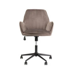 Bureaustoel Fluweel Met Armleuningen -Zuiver Verkoop kare design marisa bureaustoel fluweel met armleuningen 01