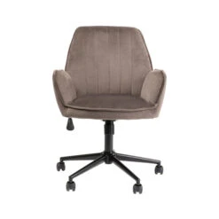 Zuiver Verkoop -Zuiver Verkoop kare design marisa bureaustoel fluweel met armleuningen 02