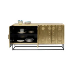 Dressoir Gouden Ornamenten -Zuiver Verkoop kare design marrakesh dressoir gouden ornamenten 02