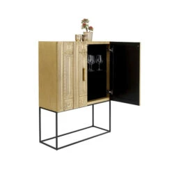 Gouden Wandkast Ornamenten -Zuiver Verkoop kare design marrakesh wandkast gouden ornamenten 04