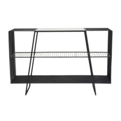 Metalen Sidetable Zwart -Zuiver Verkoop kare design mesh metalen sidetable zwart 83674 007