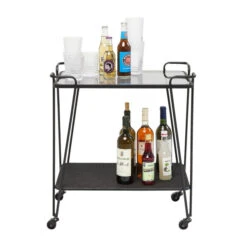 Metalen Trolley -Zuiver Verkoop kare design mesh metalen trolley 83673 001