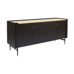 Zwart Design Dressoir -Zuiver Verkoop kare design milano zwart design dressoir 04