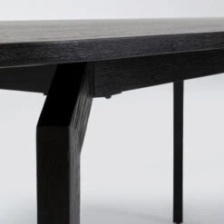 Zwarte Design Eettafel Hout -Zuiver Verkoop kare design milano zwarte design eettafel hout 10