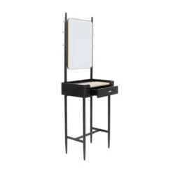 Zwarte Design Kaptafel Met Spiegel 15 Zwarte Design Kaptafel Met Spiegel -Zuiver Verkoop kare design milano zwarte design kaptafel met spiegel 05