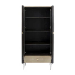 Zwarte Design Vitrinekast 16 Zwarte Design Vitrinekast -Zuiver Verkoop kare design milano zwarte design vitrinekast 05