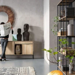 Open Metalen Wandkast -Zuiver Verkoop kare design modena open metalen wandkast 08