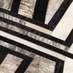 Design Vloerkleed Koehuid -Zuiver Verkoop kare design modern inca design vloerkleed koehuid 08