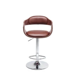 Retro Barkruk Bruin Leer -Zuiver Verkoop kare design monaco retro barkruk bruin leer 02