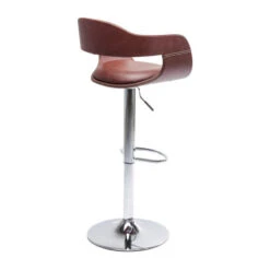 Retro Barkruk Bruin Leer -Zuiver Verkoop kare design monaco retro barkruk bruin leer 05