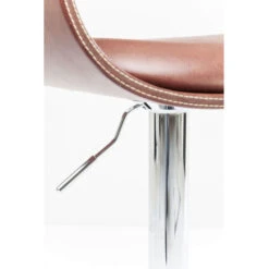 Retro Barkruk Bruin Leer -Zuiver Verkoop kare design monaco retro barkruk bruin leer 07