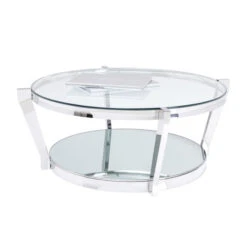 Zilveren Salontafel Rond -Zuiver Verkoop kare design monocolo silver zilveren salontafel rond 02