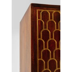 Kledingkast Mangohout Messing -Zuiver Verkoop kare design muskat kledingkast mangohout messing 09