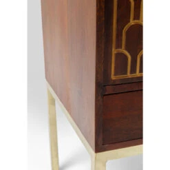 Kledingkast Mangohout Messing -Zuiver Verkoop kare design muskat kledingkast mangohout messing 11