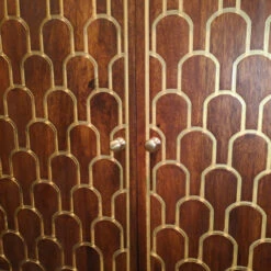 Retro Dressoir Mangohout Goud -Zuiver Verkoop kare design muskat mangohouten retro dressoir 001