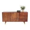 Retro Dressoir Mangohout Goud -Zuiver Verkoop kare design muskat mangohouten retrodressoir 01