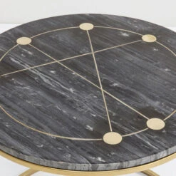 Bijzettafelset Messing Marmer -Zuiver Verkoop kare design mystic bijzettafelset messing marmer 83447 002