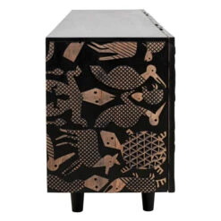 Mangohout Dressoir -Zuiver Verkoop kare design nativera mangohout dressoir 06