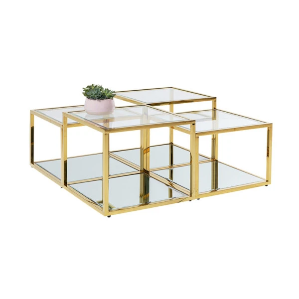 Gouden Design Salontafelset 10 Gouden Design Salontafelset - Afbeelding 8