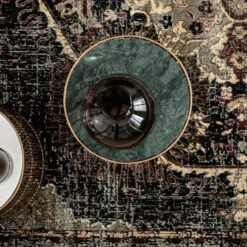 Donker Vloerkleed Klassiek -Zuiver Verkoop kare design ornamento donker vloerkleed klassiek 07