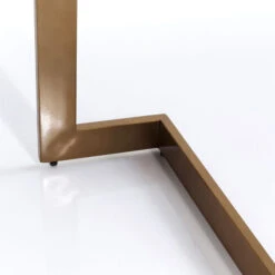 Bureau Donker Hout Met Messing -Zuiver Verkoop kare design osaka bureau hout met messing 83881 003